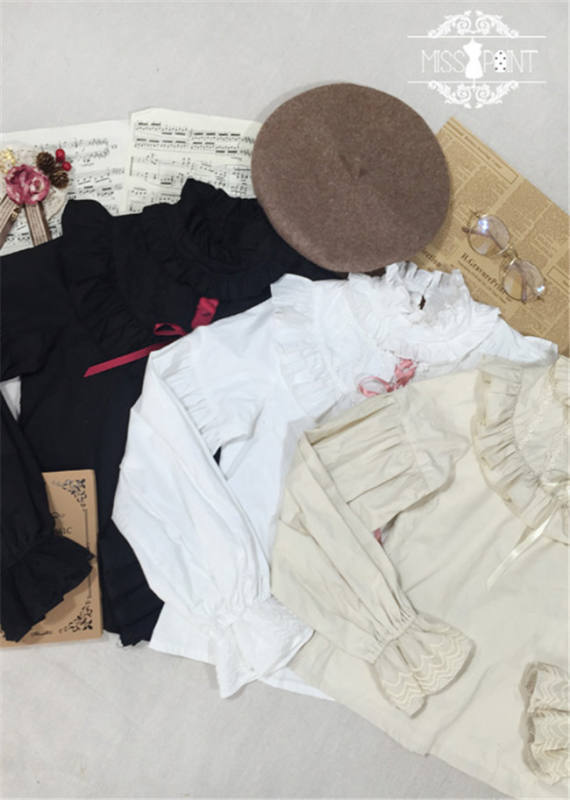 Bisque Doll- Vintage Lolita Blouse Custom Tailor Available