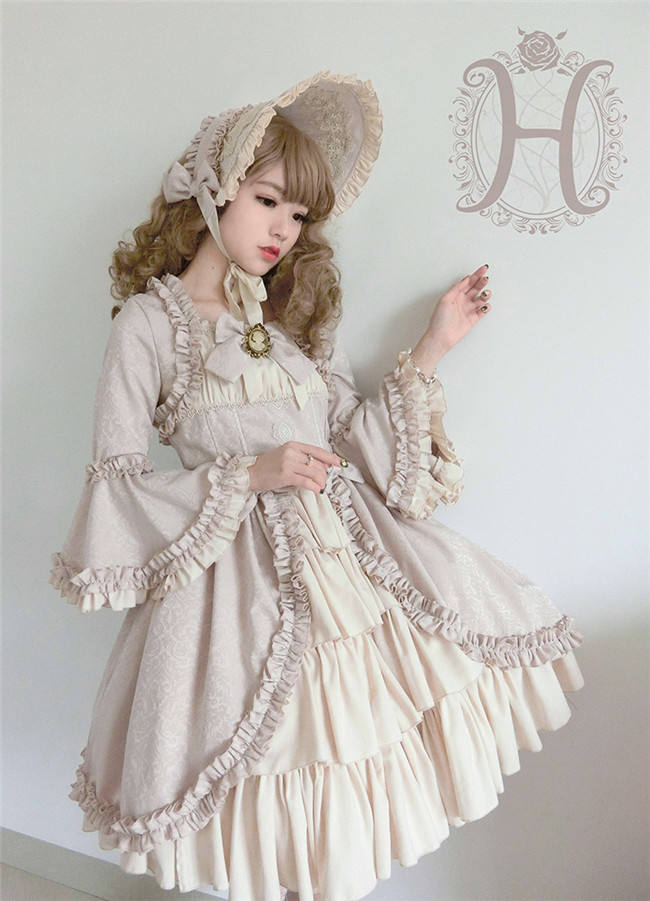 Henrietta ~Victoria Doll~ Vintage Lolita OP Dress