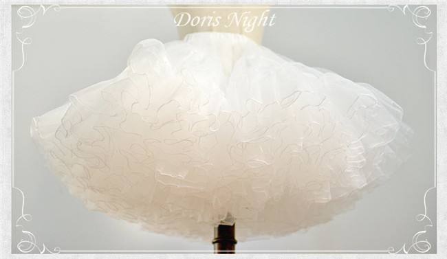 Organze Tailored A-line Shaped Lolita Petticoat