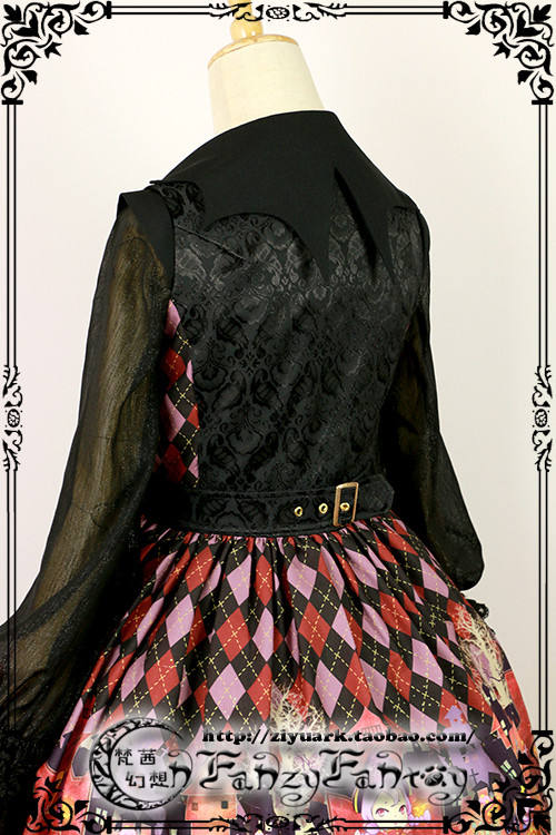 Fanzy Fantasy ~Cat Halloween Lolita Blouse -Ready Made