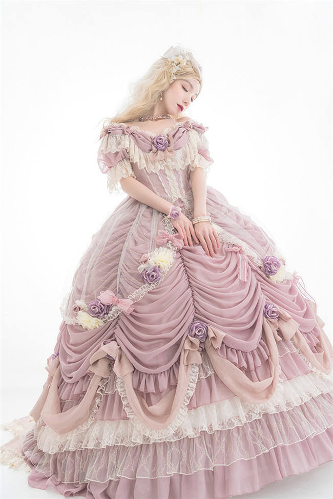 Henrietta ~Rose Queen Flowers Luxury Lolita OP