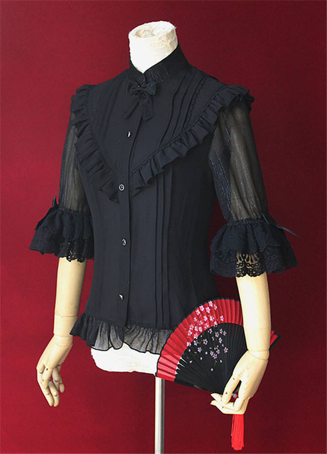 Hyakki Yakō*Sacrifice to Red Leaves~ Gothic Lolita Blouse