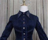 Little Dipper ~Embroidery Collar Ouji Blouse -Ready Made