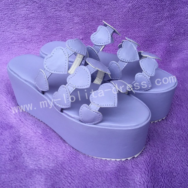 Dreamy Cute Fish Printing Round toe Sweet Lolita Sandals