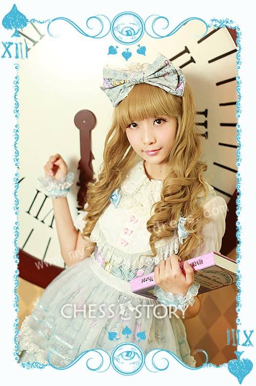 Chess Story Alice's Mad Tea Party Sweet Lolita Jumper Dress