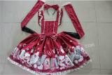 (Replica)Wonder Story Sweet Black/Red Lolita Jumper Dress-OUT