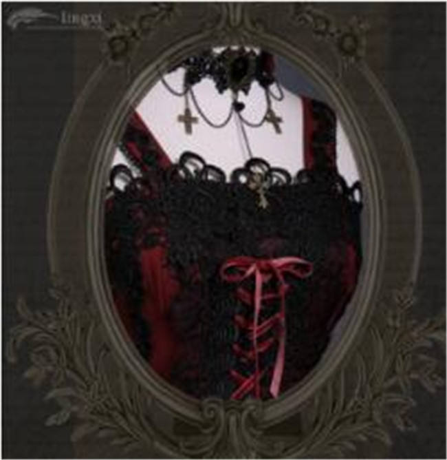 Odile~ Gothic Embroidery Lolita JSK Dress - Pre-order