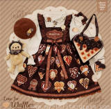 Love for Waffles ~ Sweet Lolita Jumper -2 Versions Ready Made