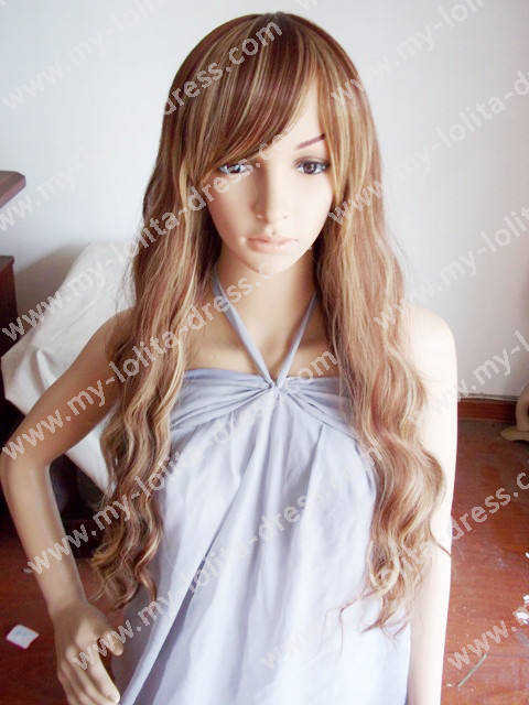 Beautiful Brown Wavvy Long Lolita Wig