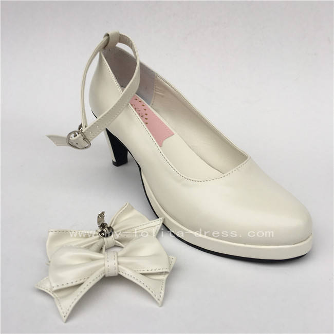 Matte Blue High Platform Lolita Heels Shoes