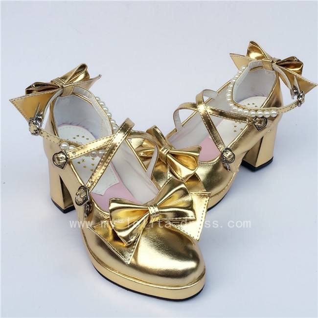 Antaina Tea Party Glitter Lolita Shoes