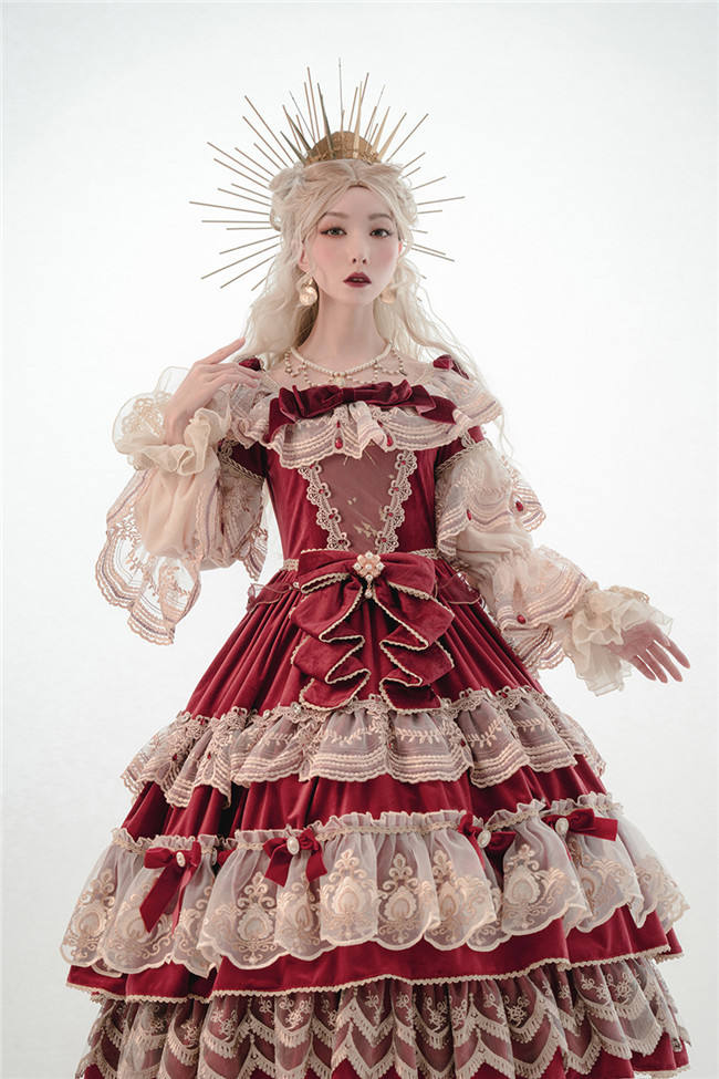 Miss Point ~Masked Ball Luxury Details Lolita OP Fullset