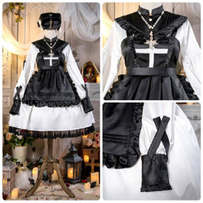 Luna Planetarium ~Lighting Angel~ Long Sleeves Lolita OP -Ready Made