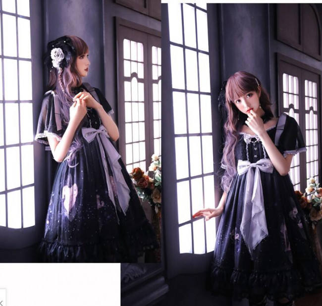 Grove Deer ~Stardust~ Lolita JSK + Capelet Set -Pre-order Closed