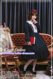 Berlin Maiden~ Lolita Stripe Long Sleeves OP Dress - Pre-order Closed
