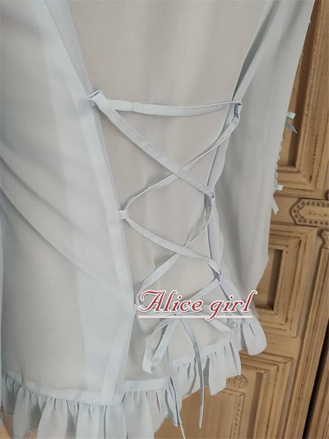 Alice Girl ~The Kitty's Tea Party Lolita Blouse -Pre-order