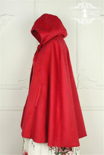 Little Red Riding Hood Series Gothic Lolita Hooded Short Cloak