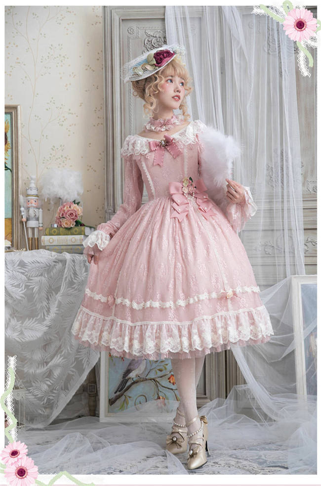 Dawn Maiden~ Vintage Classic Lolita OP Ready Made