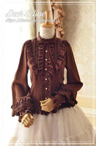 Dear Celine ~Aria On the G string~ Lolita Blouse - Ready Made