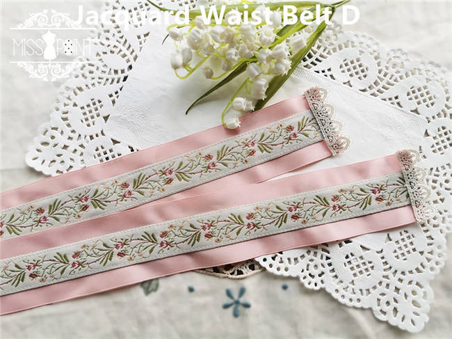 Miss Point ~ Salley Garden 2.0 Embroidery Vintage High Waist Lolita Skirt