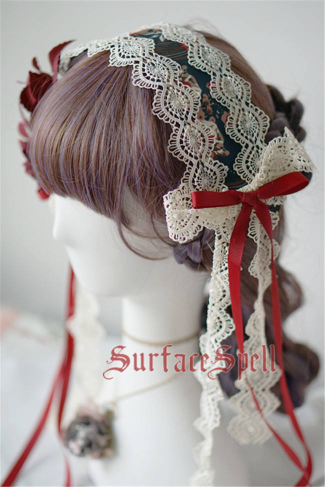 Surface spell ~AlpenRose~ Gothic Ethnic Lolita Puff Sleeves Blouse