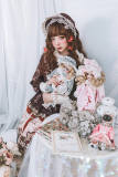 Doll Izutsu~ Classic Lolita Long Sleeves OP Dress-Ready Made