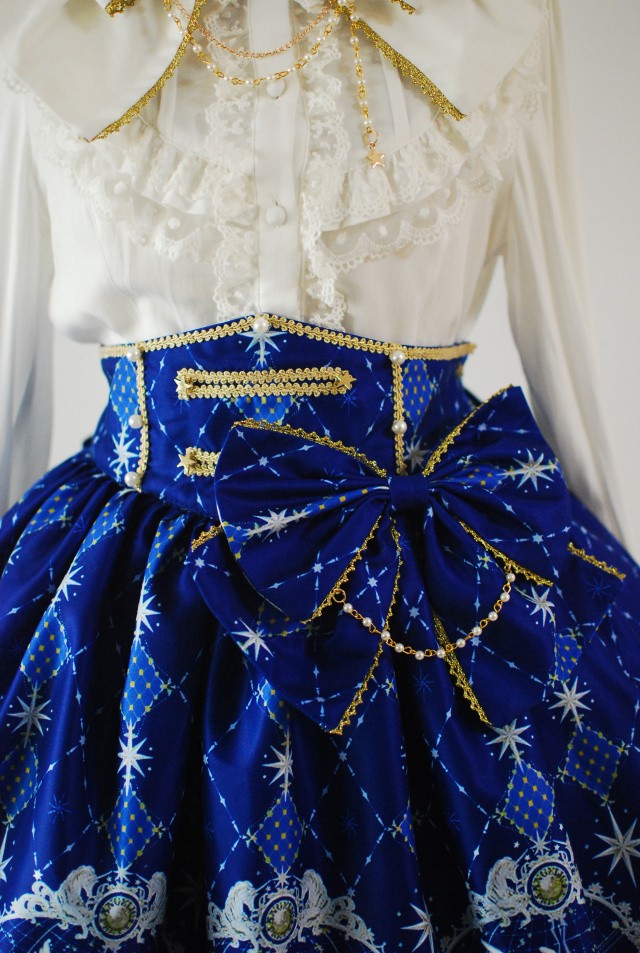 Replica] Angelic Pretty Crystal Dream Carnival Skirt $39.99-Lolita