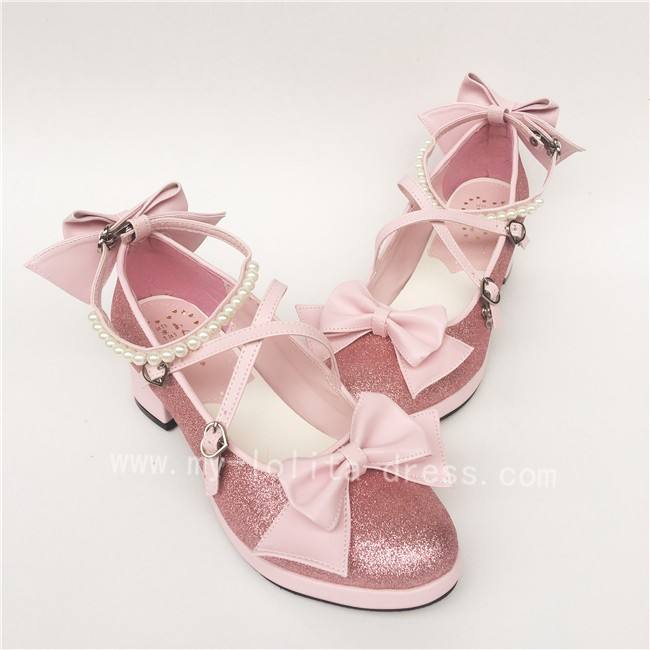 Antaina Tea Party Glitter Lolita Shoes