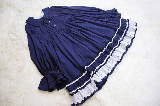 Vintage Unicolor Lolita OP + Surface Dress - Pre-order Closed