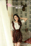 The Musician In Bremen Town ~ Lolita Top + Suspender Pants Set -out