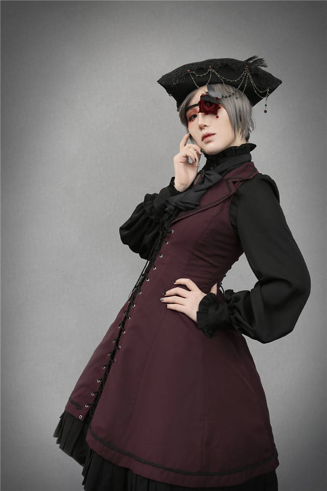 Foxtrot Fran's Oath Goth Assymtrical JSK Dress