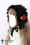 Gothic Black Printed Chiffon Lolita Jumper Dress