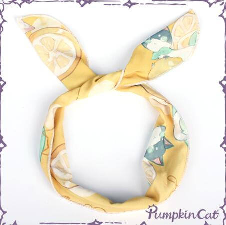 Lemon Cat~ Sweet Lolita Short Sleeves OP -out