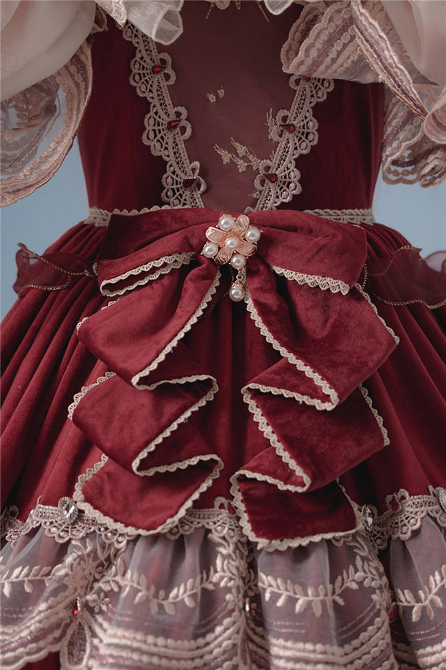 Miss Point ~Masked Ball Luxury Details Lolita OP Fullset