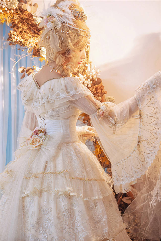 Miss Point ~Ode to the Dawn~ Embroidery Elegant Lolita OP