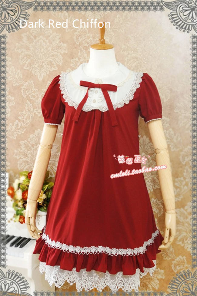 Cute Doll Chiffon Lolita Dress