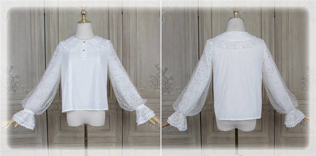 Little Dipper ~Kompeit Sweet Lolita Blouse -Ready Made