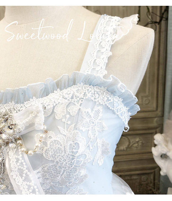 Secret Garden In Midsummer ~Elegant Lolita Bridal Dress -Ready MADE