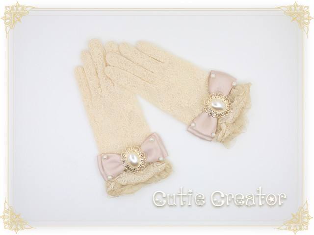 Sweet Dreamer Pearl Lace Lolita Gloves
