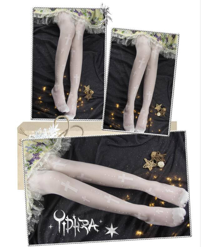 Maria Gothic Lolita Above Knee Socks Thin Version