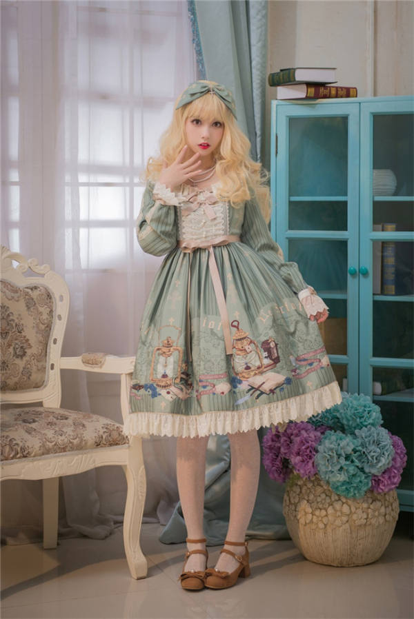 Le Miroir Lolita A Letter From Morpheus Lolita Long Sleeves OP- Pre-order Closed