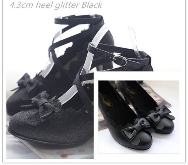Lost Sister- Sweet Bows Lolita Heels Shoes - 3 Ways Wear