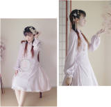 Hole Fairy Guide~ Qi Lolita OP Dress -Ready Made