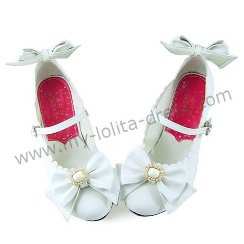 Elegant Bows Lolita Heels Shoes