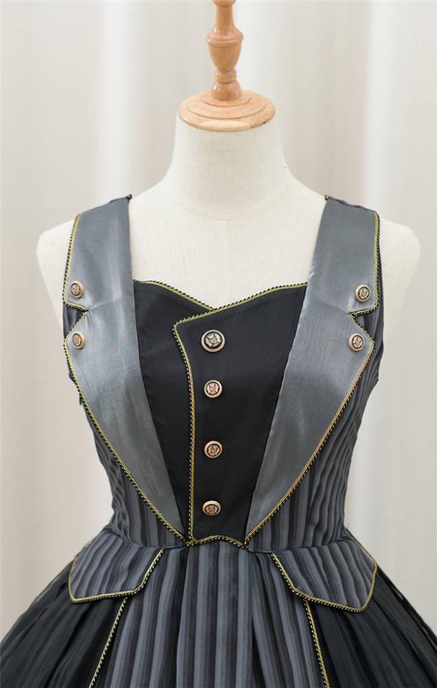 Rabbit Teeth ~The Girl Who Skip Class Lolita Dress Black L In Stock