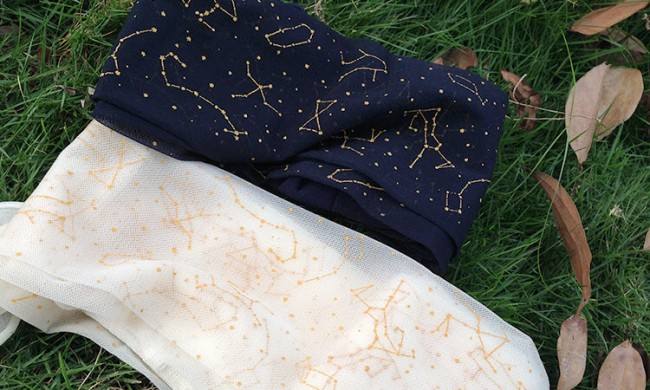 Yidhra -The Night of Galaxy- Gold-stamping Printed Lolita Tights for Summer - IN STOCK