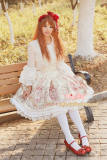 Strawberry Witch Aurora Sleeping Beauty Lolita Skirt - out