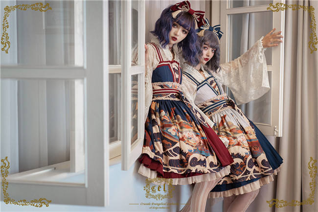 CEL Lolita ~Kaiseki Island Lolita JSK Normal Waist -Ready Made