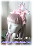 Sweet Bunny Ears Lolita Headbow -In Stock