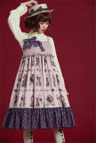 Checkers~ Sweet Printed JSK Dress -out
